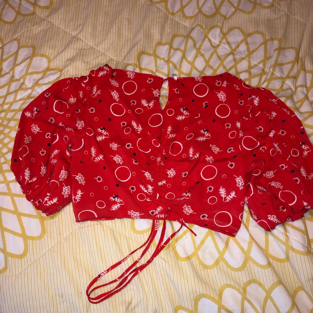 Free people cropped shirt